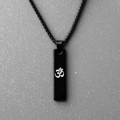 Spiritual Om Pendant Necklaces for Men